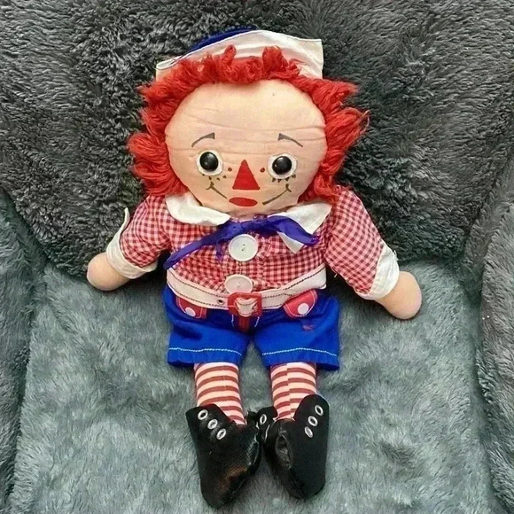 Vintage Raggedy  Andy Teach and Play Doll - Picture 6 of 16